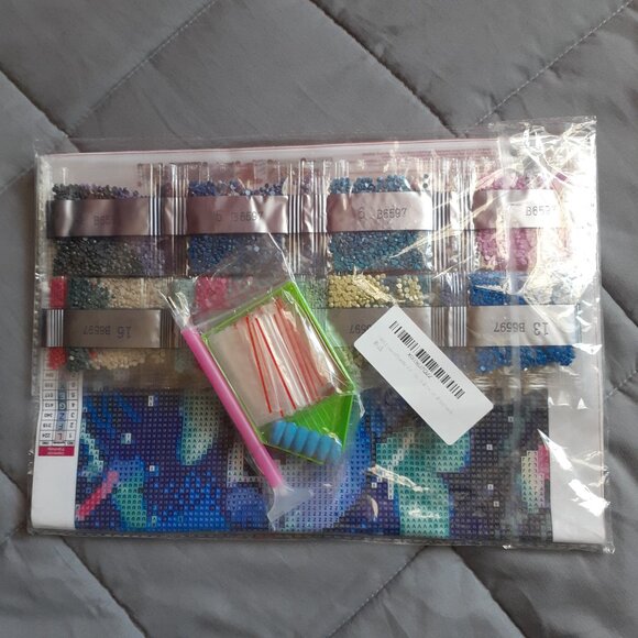 Stitch Diamond Painting Kit for Adults and Kids Cartoon Stitch Lilo Art 5D NEW - Picture 9 of 9